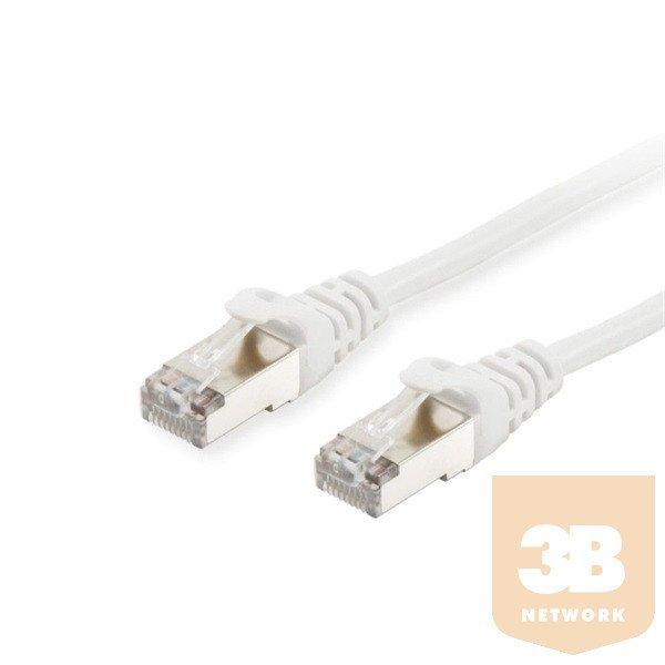 Equip Kábel - 606004 (S/FTP patch kábel, CAT6A, LSOH, PoE/PoE+ támogatás,
fehér, 2m)
