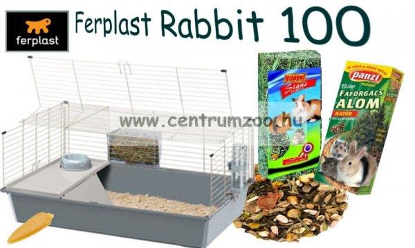 Ferplast Rabbit 100 Mega Pack New Full felszerelt nyúlketrec (57052370MP)