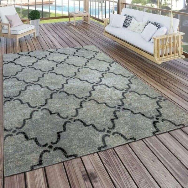 Kinti-benti szőnyeg marokkói mintás szürke, 80X250-es méretben