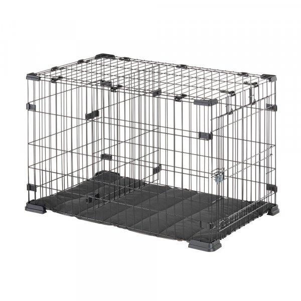 Ferplast Doggy Hub 90 Black - összecsukható fém szállító box 91x57,5x58cm
(73177117)