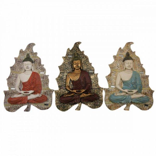 Fali Dekoráció DKD Home Decor Kék Piros Aranysàrga Buddha Keleti 19 x 3,1 x
26,5 cm (3 Darabok) MOST 39940 HELYETT 23373 Ft-ért!