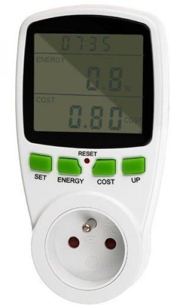 Wattmérő - energiafogyasztás mérő