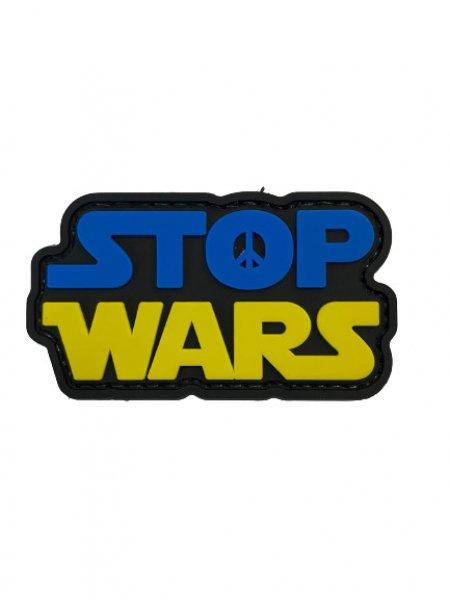 WARAGOD Stop war PVC rátét