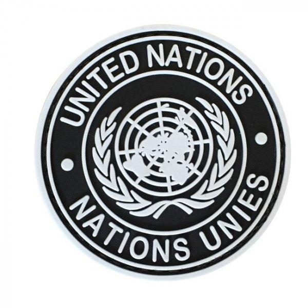 WARAGOD United Nation PVC rátét, fekete