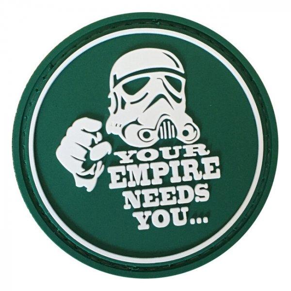 WARAGOD Your empire needs you PVC rátét, zöld