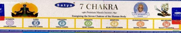 Satya: 7 Chakra füstölő 15g
