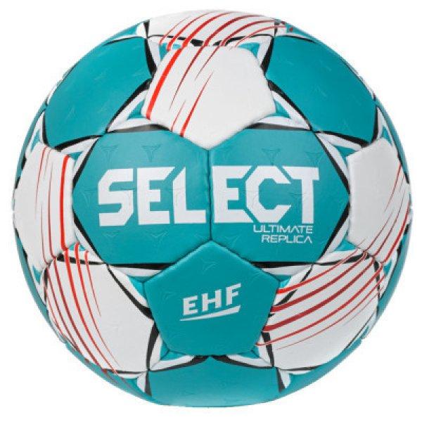 Select EHF Ultimate Replica v22 kézilabda, fehér/zöld, junior (2-es méret)