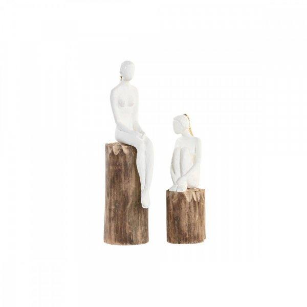 Dekoratív Figura DKD Home Decor Hölgy Barna Fehér (2 egység) MOST 51603
HELYETT 30202 Ft-ért!