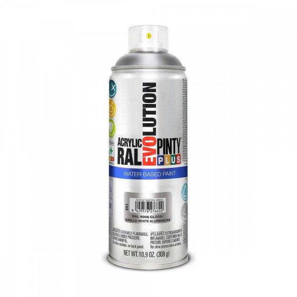 Spray festék Pintyplus Evolution RAL 9006 Vízbázis White Aluminium 400 ml
MOST 9560 HELYETT 5366 Ft-ért!
