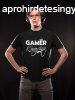 Gamer King fekete pl