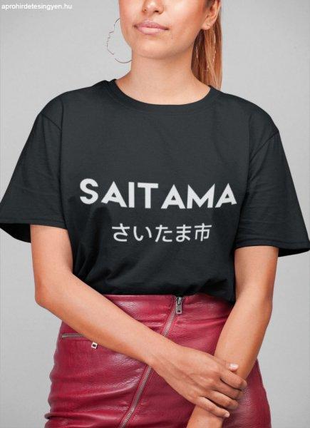 Saitama fekete póló