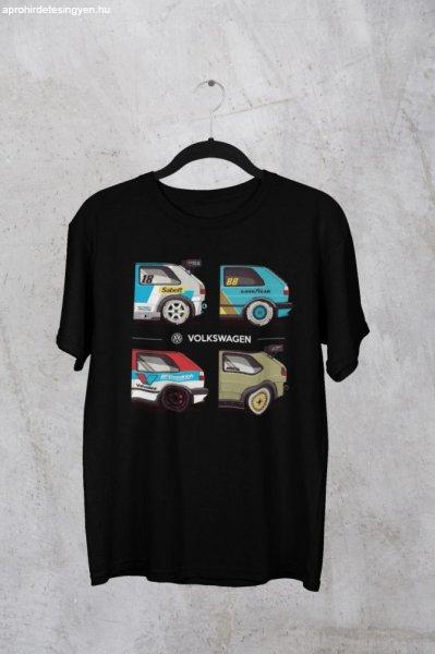 Volkswagen sport fekete póló