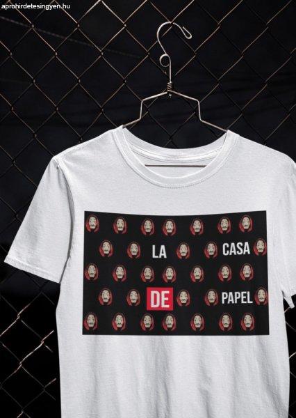 La Casa De Papel Dali fehér póló