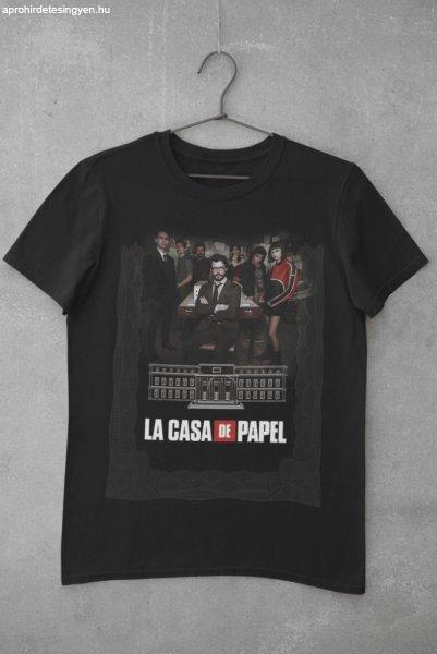 La Casa De Papel fekete póló