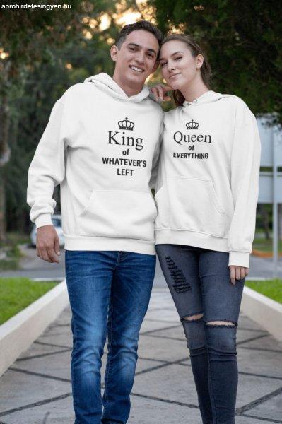King & Queen páros fehér pulóverek 4