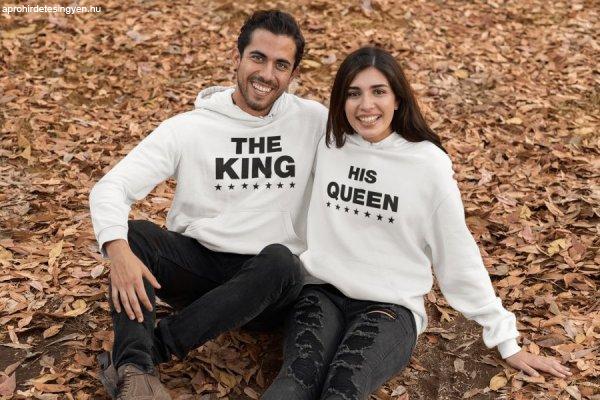 King & Queen páros fehér pulóverek 6