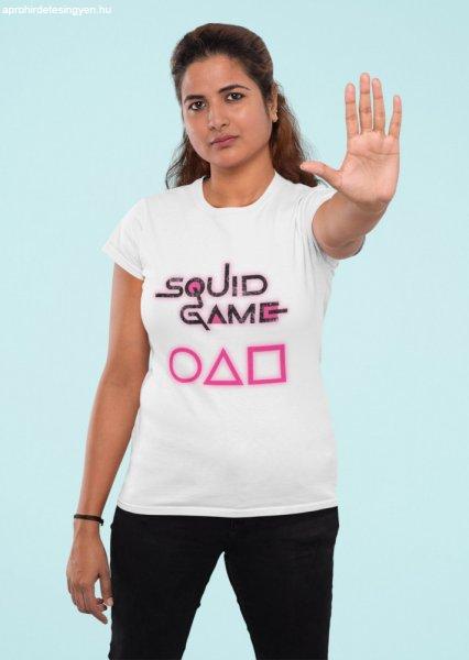 SquidGame 02 fehér póló