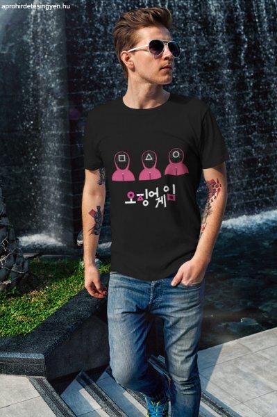 SquidGame 14 fekete póló