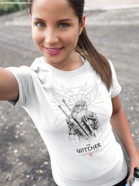 Witcher 04 fehér póló