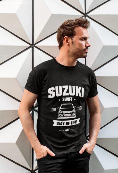 Suzuki swift way of life fekete póló