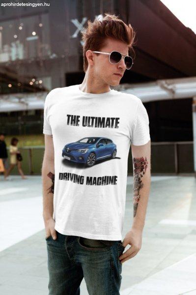 The Ultimate driving machine renault fehér póló