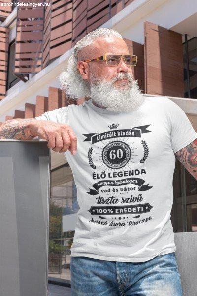 60-as élő legenda fehér póló