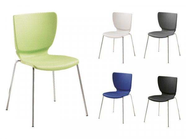 LIN-Mono Colorplast Crom műanyag szék