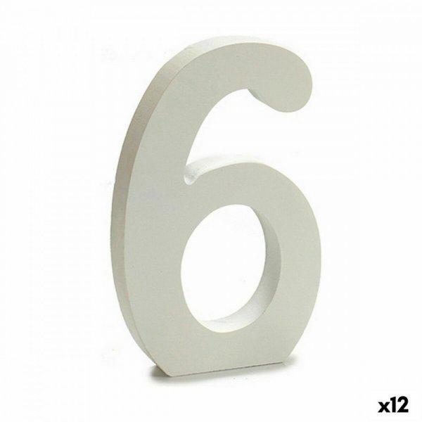 Számok Pincello 6 Fehér 1,8 x 21 x 17 cm (12 egység) MOST 9668 HELYETT 5424
Ft-ért!