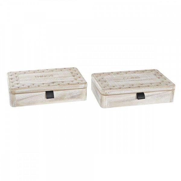 Dekoratív doboz DKD Home Decor Természetes Fa MDF 28 x 18 x 6,5 cm (2 egység)
MOST 30017 HELYETT 17569 Ft-ért!