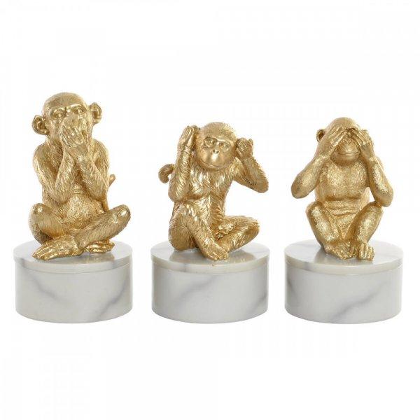 Dekoratív Figura DKD Home Decor Fehér Aranysàrga Trópusi Egyberuha 10,5 x
10,5 x 18,5 cm (3 Darabok) MOST 39445 HELYETT 23083 Ft-ért!