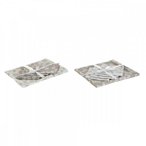 Asztalterítő és szalvéták DKD Home Decor 2 egység 150 x 150 x 0,5 cm Bézs
szín Fehér Világos barna MOST 27503 HELYETT 16097 Ft-ért!