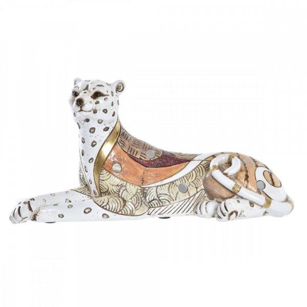 Dekoratív Figura DKD Home Decor Fehér Narancszín Leopárd Gyarmati 24 x 10 x
12 cm MOST 13875 HELYETT 8309 Ft-ért!