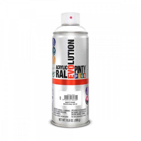 Spray festék Pintyplus Evolution RAL 9010 400 ml Matt Pure White MOST 8129
HELYETT 4564 Ft-ért!