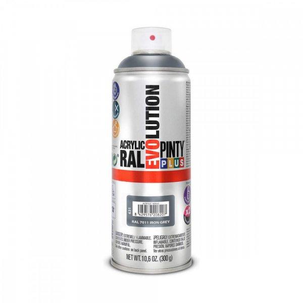 Spray festék Pintyplus Evolution RAL 7011 400 ml Iron Grey MOST 8129 HELYETT
4564 Ft-ért!