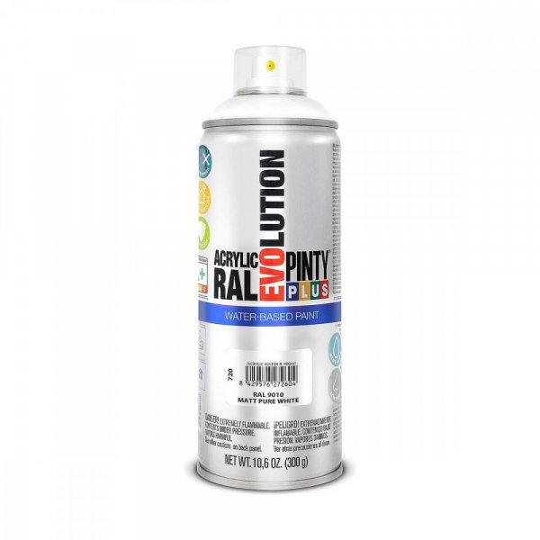 Spray festék Pintyplus Evolution RAL 9010 Matt Vízbázis Pure White 400 ml
MOST 11362 HELYETT 6374 Ft-ért!