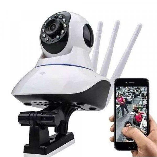 WiFi kamera beépített hang- és mozgásérzékelővel, 3 antennával –
360°-ban mozgatható (BBV)