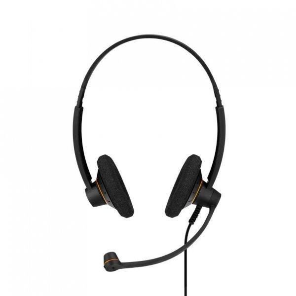 Fejhallgató Call Center Sennheiser SC60 USB ML, Sztereó, Zajszűrő mikrofon,
Fekete