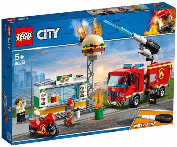 Lego City 60214 Tűzoltás a hamburgeresnél