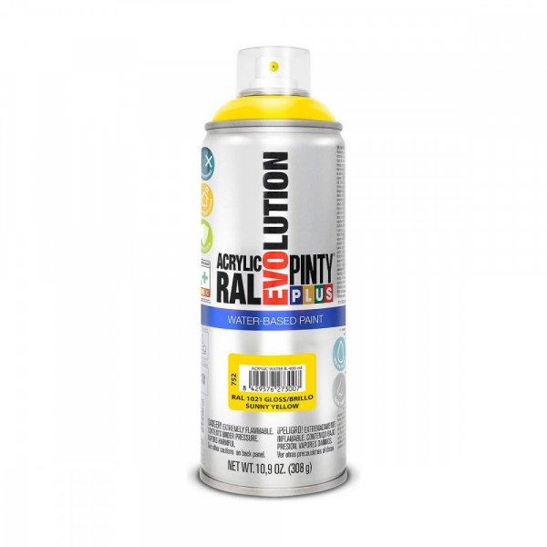 Spray festék Pintyplus Evolution RAL 1021 Vízbázis Sunny Yellow 400 ml MOST
9560 HELYETT 5366 Ft-ért!