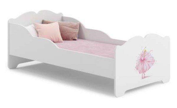Kobi Anna Ifjúsági ágy matraccal 70x140cm #fehér - Többféle matricával