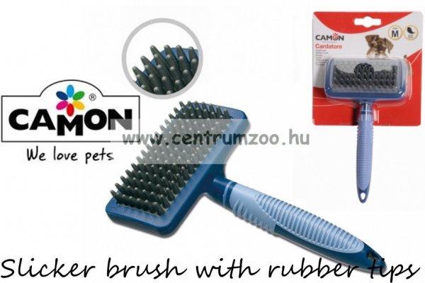 Camon Slicker Brush With Rubber Tips Large Szőrzetápoló Kefe 12X6,5X20 Cm
(B725/B)