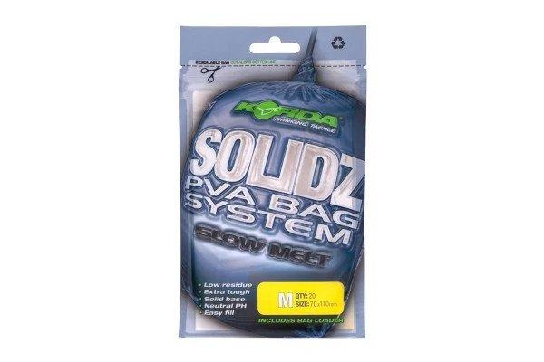 Korda Solidz Slow Melt PVA Bag System Medium lassan oldódó PVA tasak 70x110mm
20db (KPVA7)