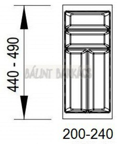 Evőeszköztartó 300/500
