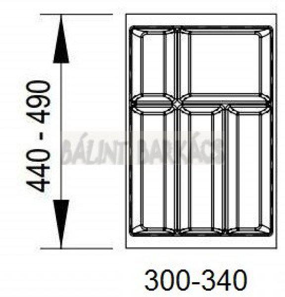 Evőeszköztartó 400/500