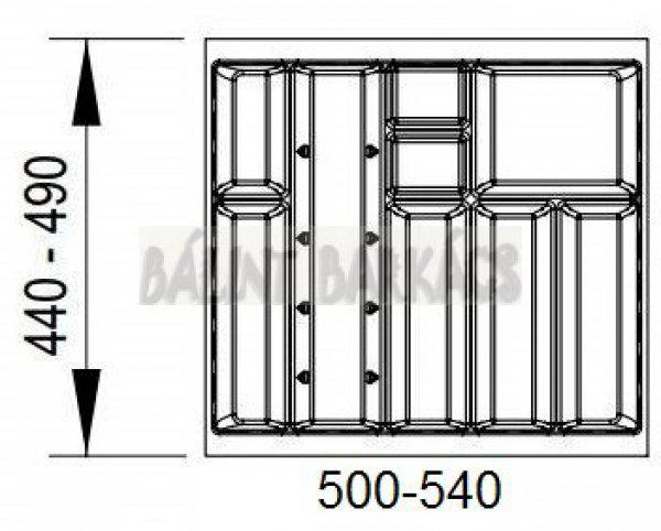 Evőeszköztartó 600/500