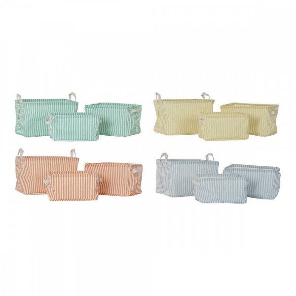 Kosár készlet DKD Home Decor Sárga Kék Zöld Narancszín Műanyag 35 x 25 x
23 cm (4 Darabok) MOST 29042 HELYETT 16998 Ft-ért!