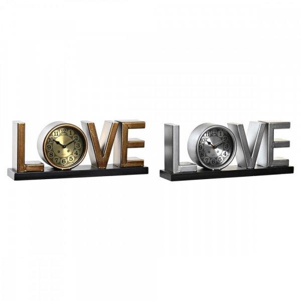 настолен часовник DKD Home Decor Love Réz 39 x 8 x 15 cm Ezüst
színű Vas Loft (2 egység) MOST 57930 HELYETT 36659 Ft-ért!