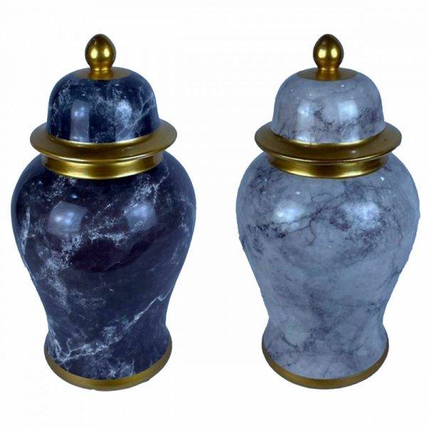 Csupor DKD Home Decor 22 x 22 x 42 cm 22 x 22 x 44 cm Porcelán Kék Aranysàrga
Márvány modern (2 egység) MOST 120292 HELYETT 76121 Ft-ért!
