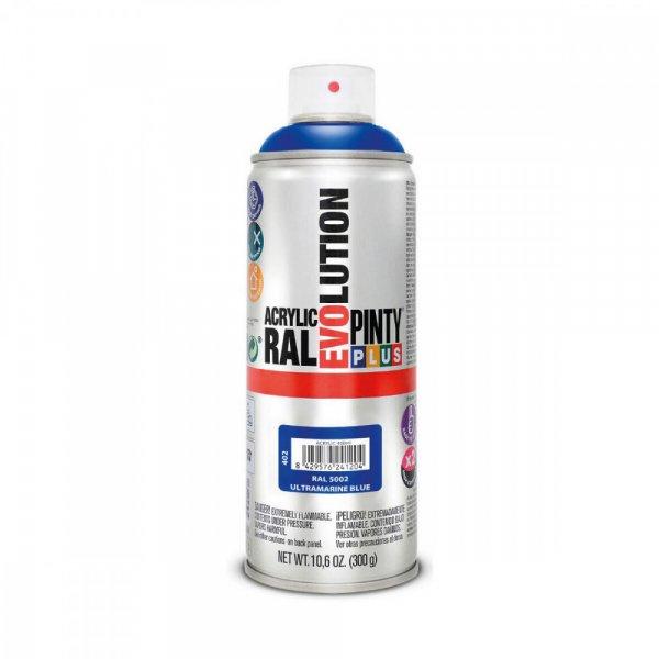 Spray festék Pintyplus Evolution RAL 5002 400 ml Ultramarine Blue MOST 8129
HELYETT 4564 Ft-ért!