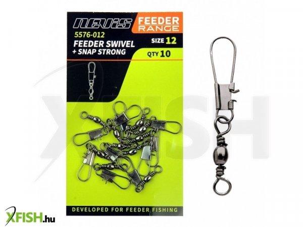 Nevis Feeder Forgókapocs 12-Es 10 Db/Csomag
